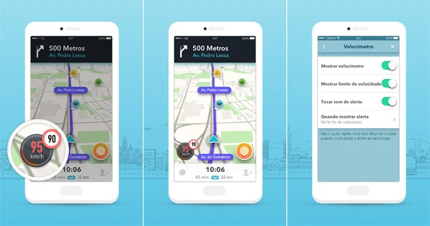 Waze lança velocímetro digital com alerta de velocidade